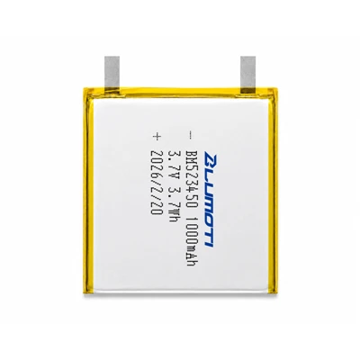 Bateria de polímer d'ions de 523450 1000mAh Li-
